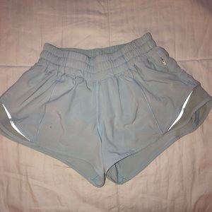 Baby blue lulu shorts💙